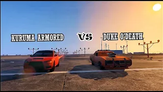 MUSCLE CARS KURUMA ARMORED VS DUKE O' DEATH GTA V Which Best?