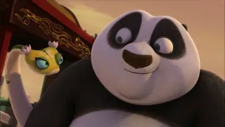 Kung Fu Panda Legends of Awesomeness: Viper kisses Po