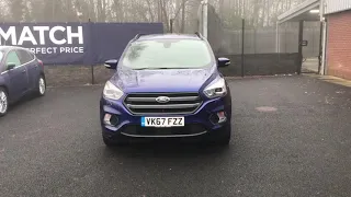 Used Blue Ford Kuga TDCI EcoBlue ST Line for Sale at Motor Match Bolton