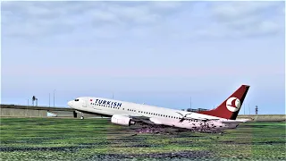 😱B737 How The Accident Happened, Turkish Airlines Flight 1951, Amsterdam - [Crash Animation]