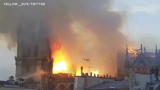 Notre Dame Cathedral: Before and during the fire