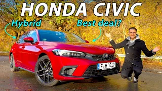 Is the new Honda Civic the best price performance car? 2023 e:HEV Hybrid driving REVIEW