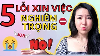 5 LỖI TÌM VIỆC NGHIÊM TRỌNG CỦA SINH VIÊN MỚI RA TRƯỜNG (95% Sinh Viên Mắc Phải). #tinadocachtimviec