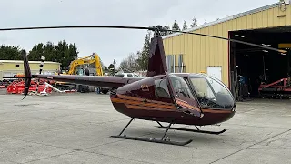 Epic Robinson R44 Raven II Helicopter Start Up & Take-Off