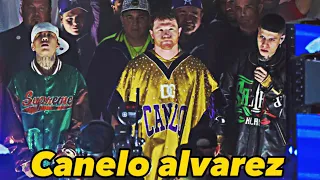 Canelo entra al ring acompañado de Santa Fe klan #canelo #teamcanelo