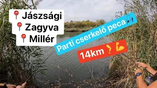 Pergető horgászat a Zagyván, Jászsági és Millér csatornán.