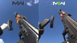 MW2019 vs MW2022 - Weapons Reload Animations