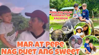 MAR ROXAS AT PEPE NAGDUET SA PAGKANTA NG BAHAY KUBO | PEPE AND PILAR ISINAKAY SA KALABAW NI MAR