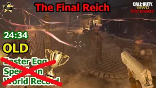 (OLD)The Final Reich Casual Easter Egg Speedrun Solo World Record 24:34 (WW2 Zombies)