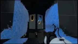 Portal 2 Repulsion gel Trailer Test Chamber remade