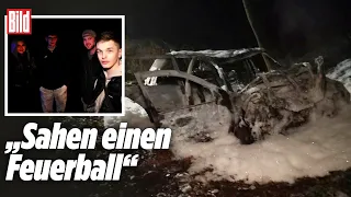 Teenager retten Rentner nach Flammen-Unfall in Potsdam