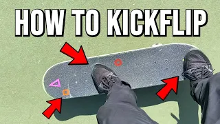 HOW TO KICKFLIP | Beginner Skateboarding Trick Tutorial