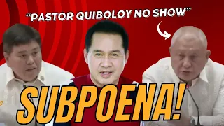 NAKU! Apollo Quiboloy ipina-SUBPOENA Cited-For-Contempt! Atty Topacio ipinagtanggol ang Pastor.