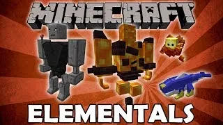 Обзор модов Minecraft #35 - Elementals (Боссы различных стихий!)