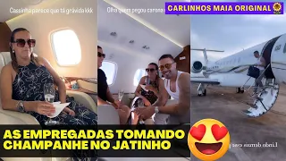 EMPREGADAS DE JATINHO | CARLINHOS MAIA E LUCAS CHEGARAM EM MACEIÓ PRA O RANCHO 😲😲 | CARLINHOS MAIA 🌻