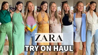 ZARA HAUL + TRY ON | SUMMER OUTFITS | NEW IN 2021