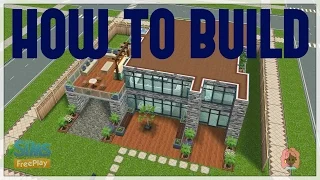 Sims Freeplay - How to build Modern house