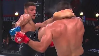 SlowMo : Bellator Mma Nemkov head kick KO #shorts