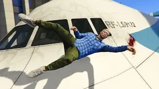 GTA 5 Epic Plane Crash | Ragdoll vol.7 (Euphoria physics)