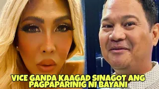 VICE GANDA KAAGAD HUMIRIT AT SUMAGOT SA PARINIG NI BAYANI AGBAYANI, bayani nakikisali nga ba??