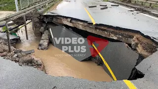 Kraljevo, Adrani, posledice poplava, obustavljen saobracaj ka Cacku