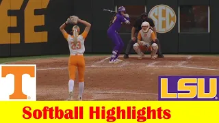 #7 LSU vs #4 Tennessee Softball Game 1 Highlights, April 19 2024