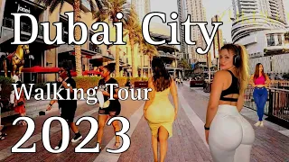 Dubai City, Downtown Dubai | Burji Khalifa Lake Walking Tour 4K | United Arab Emirates 🇦🇪