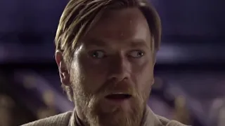 Hello There but Obi-Wan falls through the floor