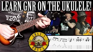 Learn Guns 'N' Roses on The UKULELE | Easy to Rockstar!