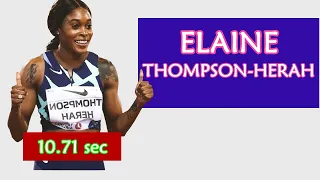 Elaine Thompson-Herah 10.71 seconds claps back to beat Shelly-Ann Fraser-Pryce in Italy | July 2021