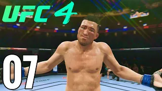 UFC 4 Featherweight Career Mode Walkthrough Part 7 - TITLE FIGHT!