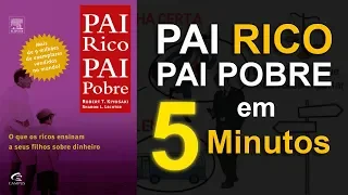 PAI RICO PAI POBRE em 5 minutos - Robert Kiyosaki  | RESUMO DO LIVRO