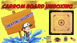 Carrom Board unboxing || Premium 32inch Round Pocket Carrom Board