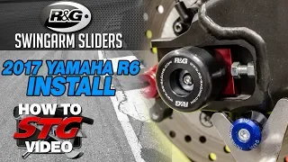 R&G 2017 Yamaha R6 Swingarm Sliders Install | Sportbiketrackgear.com