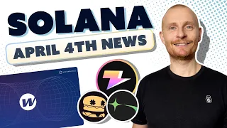 Solana Update 4th April 2024: SOL, Airdrops, $ZEUS, $W, $GREED, Adrastea Finance, Blessed Burgers.