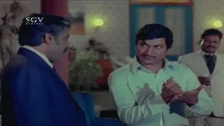 Dr.Rajkumar Super Arguing with Minister Chandru | Best Scenes in Jwalamukhi Kannada Movie