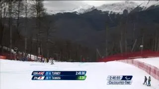 Women's Giant Slalom 2nd Run Sitting | Alpine skiing | Sochi 2014 Paralympics