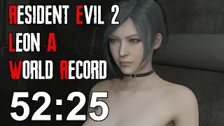 Resident Evil 2 Remake - Leon A Speedrun Former World Record - 52:25