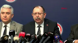 YSK Başkanı Ahmet Yener konuştu