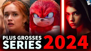 30 PLUS GROSSES SÉRIES de 2024 !