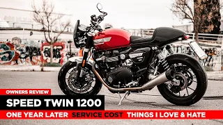Triumph Speed Twin one year. Things I love and hate [Eng subs]