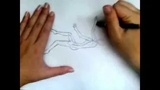 How to Draw a Manga Girl Falling