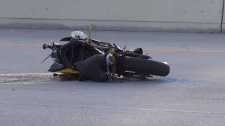 032622 i 45 MOTORCYCLE HITS TRUCK HEAD ON FATAL