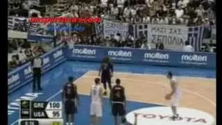 onsportnews.com - Εθνική Basket : Ελλάδα - ΗΠΑ 101 - 95 1/9/2006 όλοι οι πόντοι