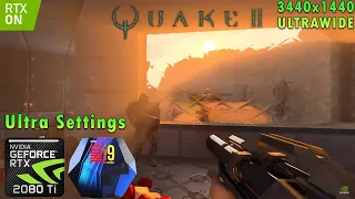 Quake 2 RTX | RAY TRACING | Ultra Settings | RTX 2080 Ti | i9 9900k | Ultrawide | Sharpening