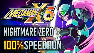 Mega Man X5: Nightmare Zero (100% No Damage Completion Run)