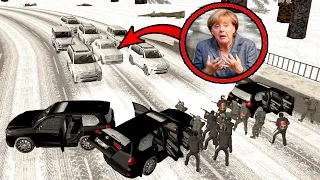 БРИГАДА НАПАЛА НА КОРТЕЖ КАНЦЛЕРА  АНГЕЛЫ МЕРКЕЛЬ! GTA CRMP