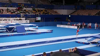 GBR 11 12 Boy Tumbling 7th F Liggins Finals 2019 WAGs Tokyo