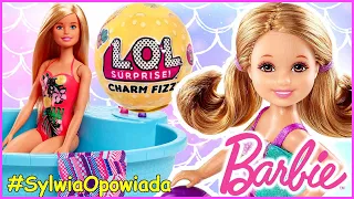 Barbie & Chelsea 🌞 Zabawa w wielkim basenie 🌊 Kule musujące LOL Surprise ✨ bajki dla dzieci