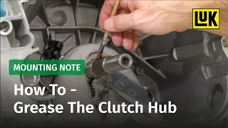 Clutch damage due to incorrect greasing of the hub